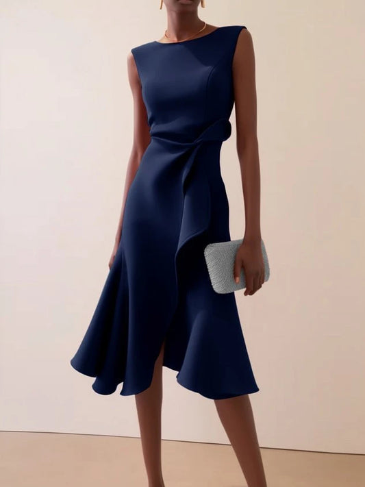 Bow Sleeveless Dress