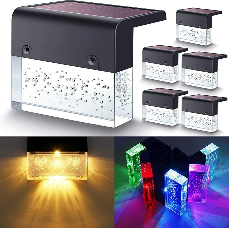 Solar RGB Step Light