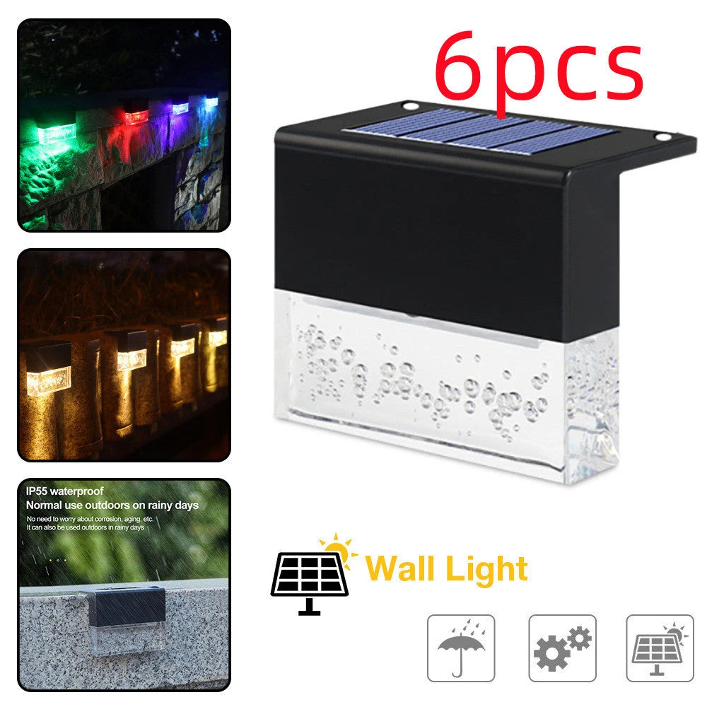 Solar RGB Step Light