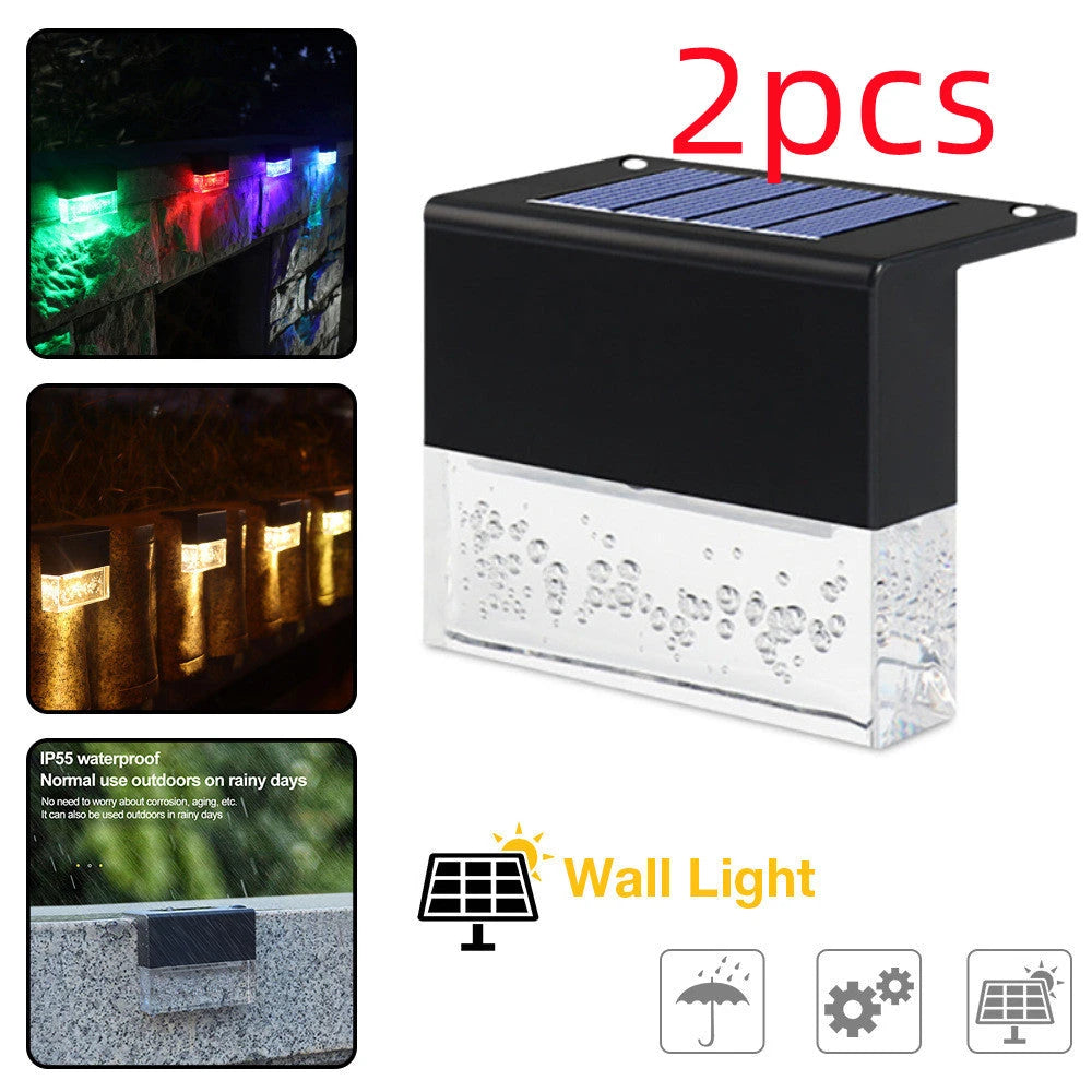 Solar RGB Step Light